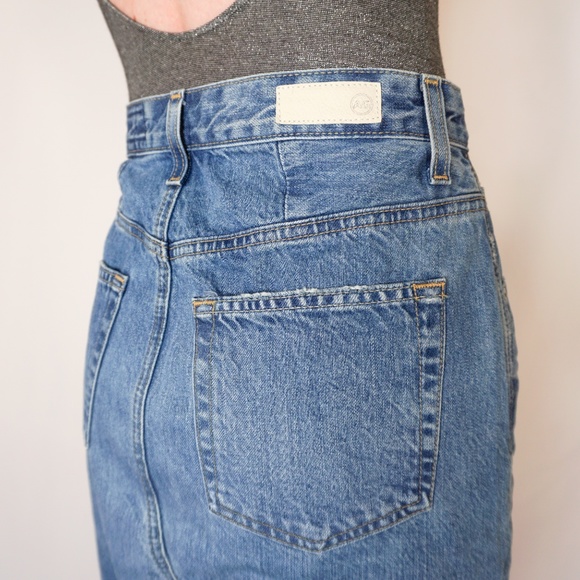 ADRIANO GOLDSCHMIED AGED The Emery High Rise Skirt - Picture 8 of 8